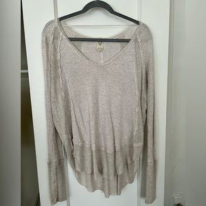 Free People Off White Tunic - Size Small